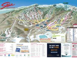 Mappa delle piste Stowe