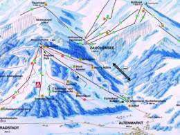 Mappa delle piste Radstadt/Altenmarkt