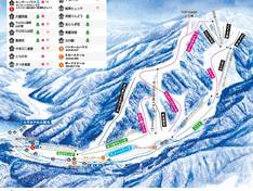 Mappa delle piste Yabuhara Kogen