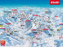 Mappa delle piste Kitzbühel/Kirchberg - KitzSki