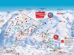 Mappa delle piste Wildkogel - Neukirchen/Bramberg