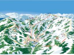 Mappa delle piste Alpine Meadows