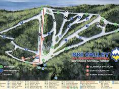 Mappa delle piste Mt. Lemmon Ski Valley