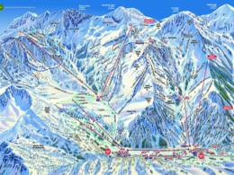 Mappa delle piste Alta