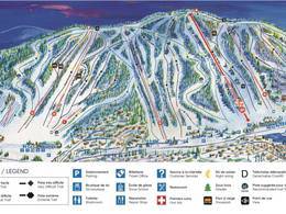 Mappa delle piste Sommet Saint-Sauveur