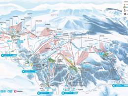 Mappa delle piste Grandvalira - Pas de la Casa/Grau Roig/Soldeu/El Tarter/Canillo/Encamp