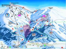 Mappa delle piste Diedamskopf - Schoppernau