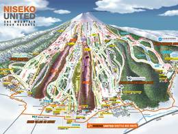 Mappa delle piste Niseko United - Annupuri/Grand Hirafu/Hanazono/Niseko Village