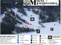 Mappa delle piste Mount Fairweather - Atikokan