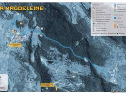 Mappa delle piste La Magdeleine