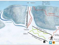 Mappa delle piste Foncine le Haut