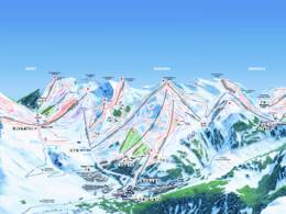 Mappa delle piste Baqueira/Beret