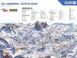 Mappa delle piste Val Gardena (Gröden)