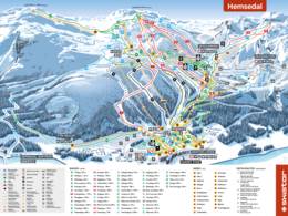 Mappa delle piste Hemsedal