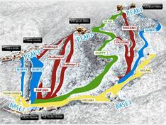 Mappa delle piste O2 Resort - Taebaek