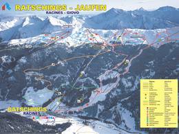 Mappa delle piste Racines-Giovo (Ratschings-Jaufen)/Malga Calice (Kalcheralm)