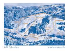 Mappa delle piste Gohrersberg - Kreuzthal
