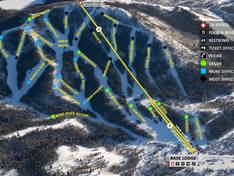Mappa delle piste White Pine - Pinedale