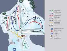 Mappa delle piste Liepkalnis - Vilnius (Žiemos trasa)
