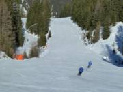 Discesa a valle rossa