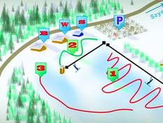 Mappa delle piste Kotlinka - Szymbark
