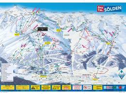 Mappa delle piste Sölden