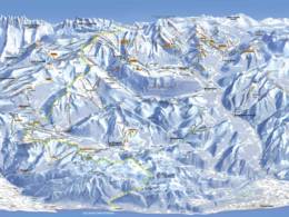 Mappa delle piste Les Portes du Soleil - Morzine/Avoriaz/Les Gets/Châtel/Morgins/Champéry