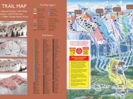 Mappa delle piste Kicking Horse - Golden