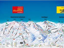 Mappa delle piste Kaltenbach - Hochzillertal/Hochfügen (SKi-optimal)