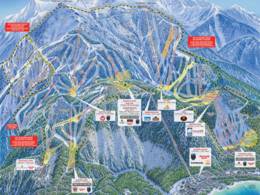 Mappa delle piste Heavenly