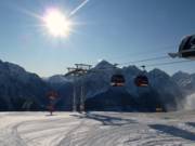 Sole stupendo su Motta Naluns