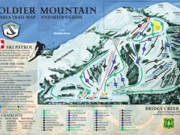 Mappa delle piste Soldier Mountain