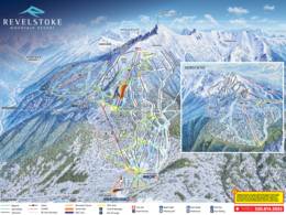 Mappa delle piste Revelstoke Mountain Resort