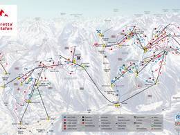 Mappa delle piste Silvretta Montafon