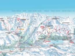 Mappa delle piste Corvatsch/Furtschellas