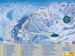 Mappa delle piste Schlick 2000 - Fulpmes