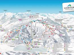 Mappa delle piste Schmittenhöhe - Zell am See