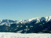 Panorama dal punto più alto del comprensorio sciistico