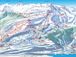 Mappa delle piste Flumserberg