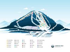 Mappa delle piste Tjamstanbackarna - Malå