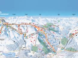 Mappa delle piste Parsenn (Davos Klosters)