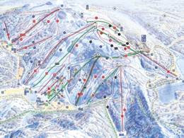 Mappa delle piste Ruka