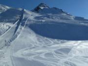 Piste rosse sulla sciovia Almspitz