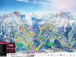 Mappa delle piste Whistler Blackcomb