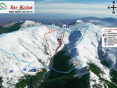 Mappa delle piste Mount Kozuf