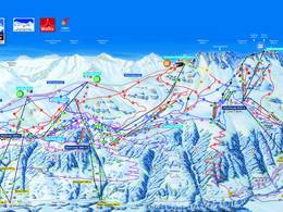Mappa delle piste Aletsch Arena - Riederalp/Bettmeralp/Fiesch Eggishorn
