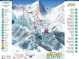 Mappa delle piste Bansko