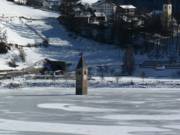 Il campanile sommerso nel Lago di Resia