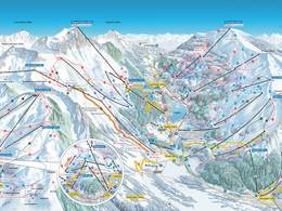 Mappa delle piste Arosa Lenzerheide