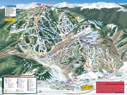 Mappa delle piste Beaver Creek